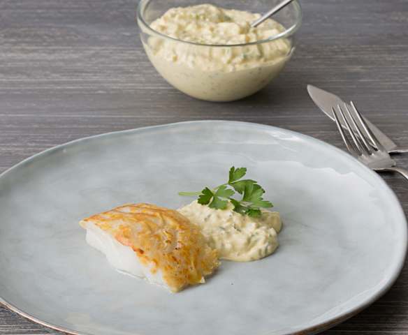 Bacalao con salsa tártara