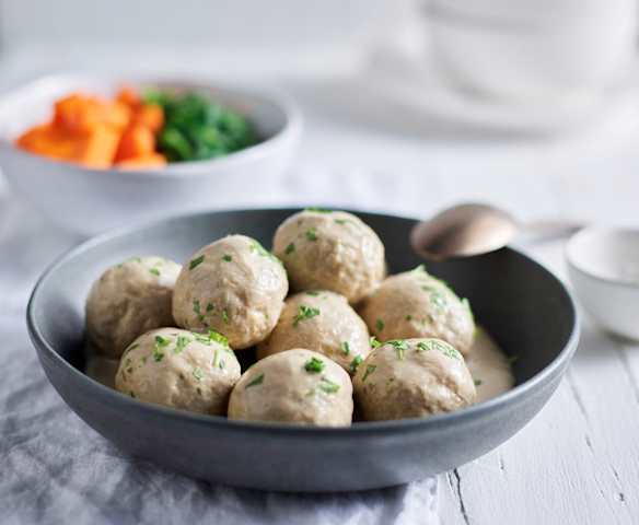Almôndegas de peru cremosas Almôndegas de peru cremosas