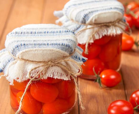 Conserva de tomates cherry