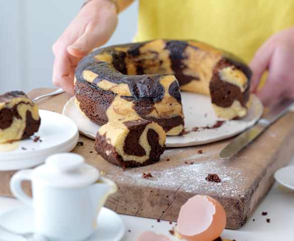 Gâteau vapeur marbré