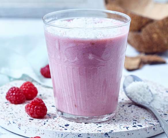 Kokos-Himbeer-Shake