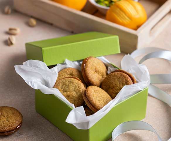 Pistazien-Orangen-Kekse