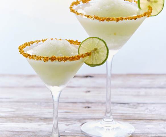 Margarita con escarcha de cítricos