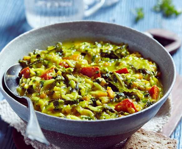 Wirsing-Kichererbsen-Eintopf