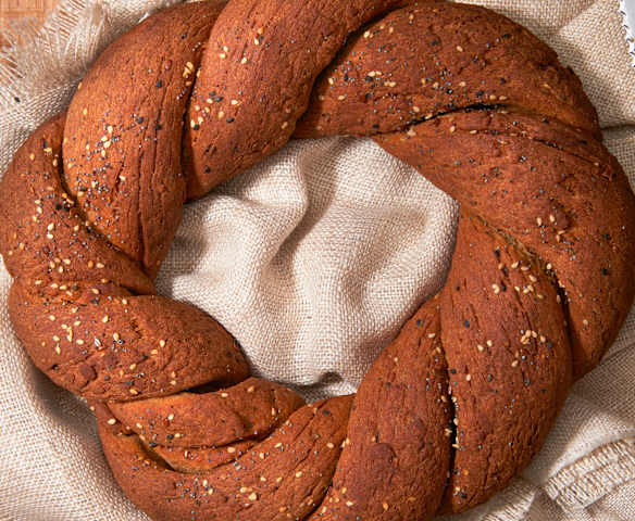 Pane di soia con i semi (vegan)