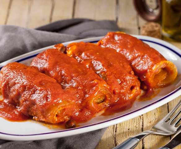 Involtini di cotica al sugo Involtini di cotica al sugo