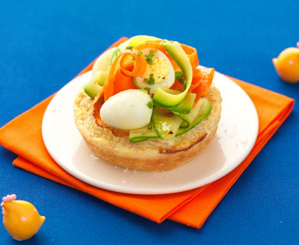 Tartelette aux légumes de printemps