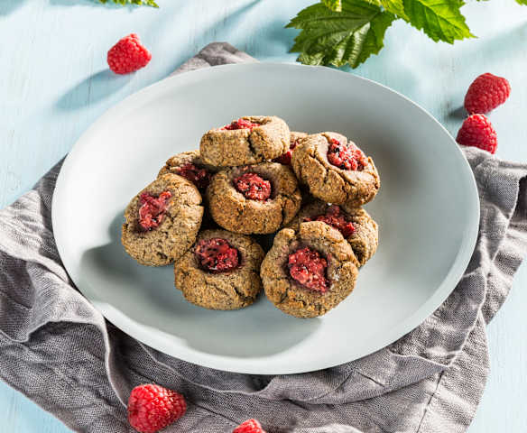 Himbeer-Mohn- Cookies