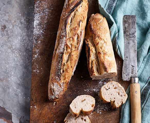 Cacete com massa-mãe