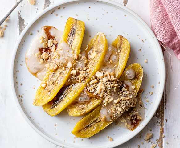 Banane in crema di tapioca e cocco
