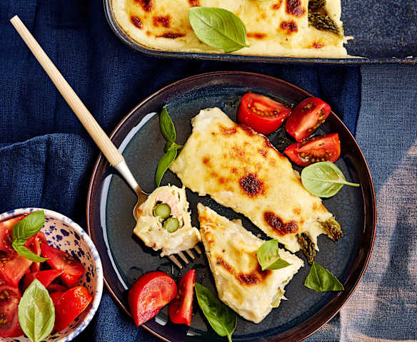 Spargel-Lachs-Cannelloni Spargel-Lachs-Cannelloni