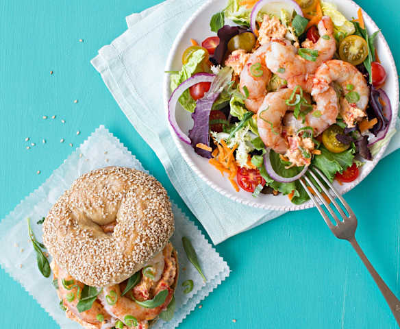 Gambones o langostinos al estilo Luisiana