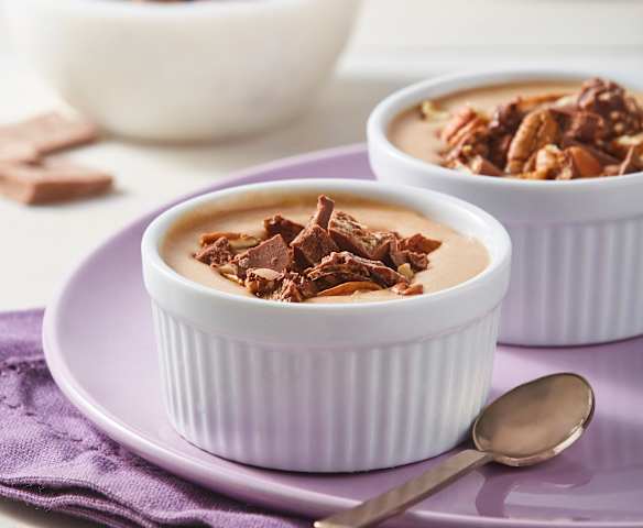 Mousse de chocolate con leche