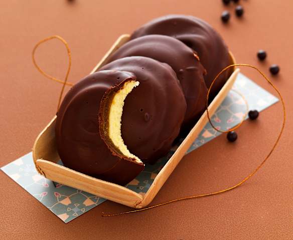 Biscuits fourrés à l'orange