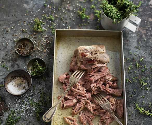 Sous-vide épaule de porc, désossée