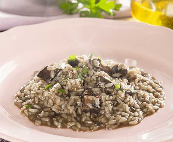 Risotto al nero di calamari