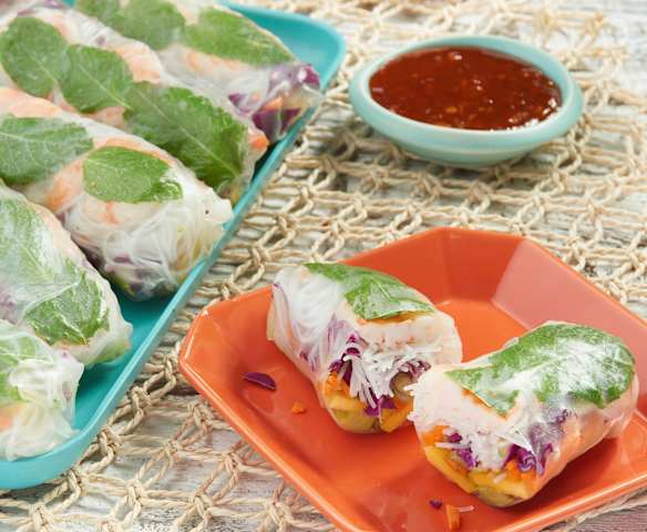 Hawaiian Summer Rolls