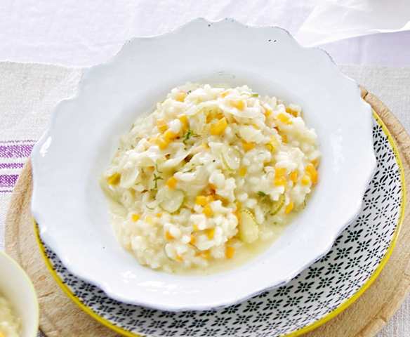 Karotten-Chicoreé-Risotto