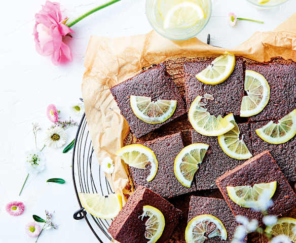 Gâteau au chocolat et citron
