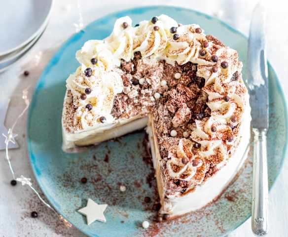 Menu gourmand - Vacherin poire-chocolat