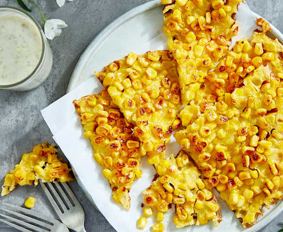 奶香鸡蛋玉米烙