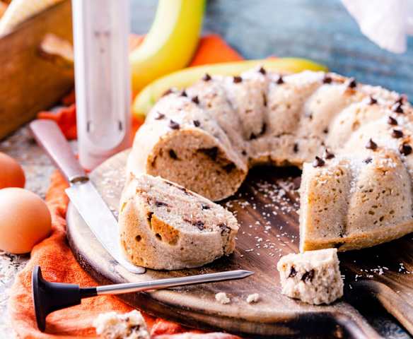 Moelleux banane coco chocolat