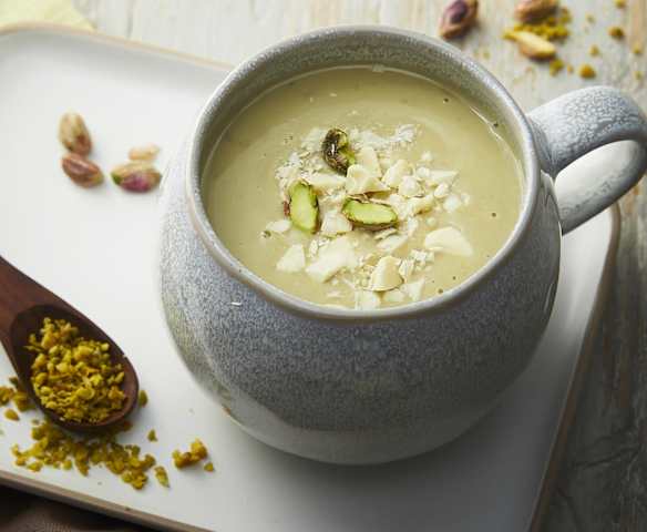 Cioccolata calda al pistacchio