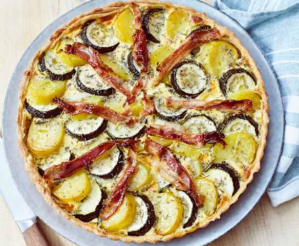 Kartoffel-Zucchini-Tarte