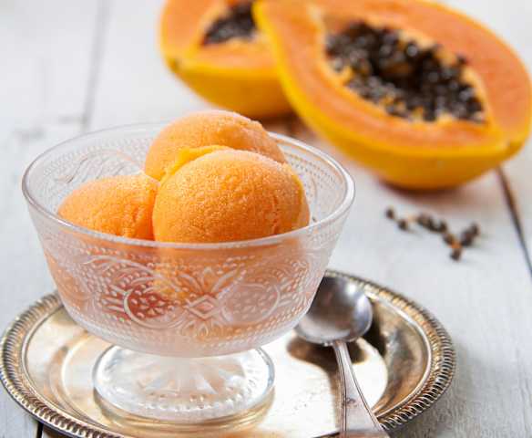 Papaya Sorbet