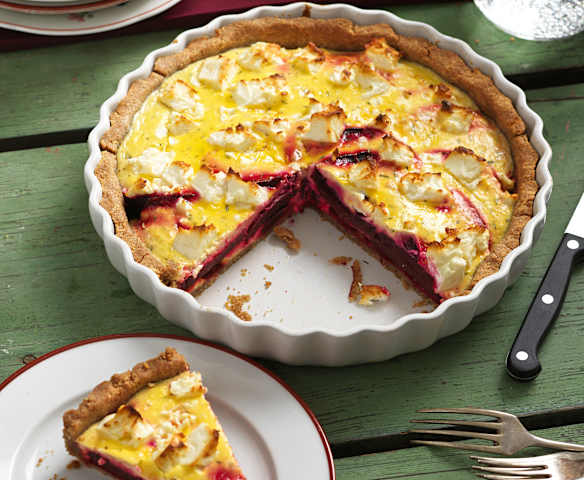 Rote-Rüben-Tarte mit Feta