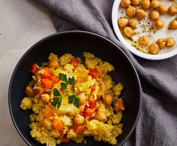 Cous cous con verdure invernali Cous cous con verdure invernali