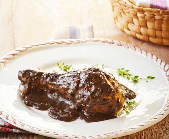 Pollo in salsa ai funghi