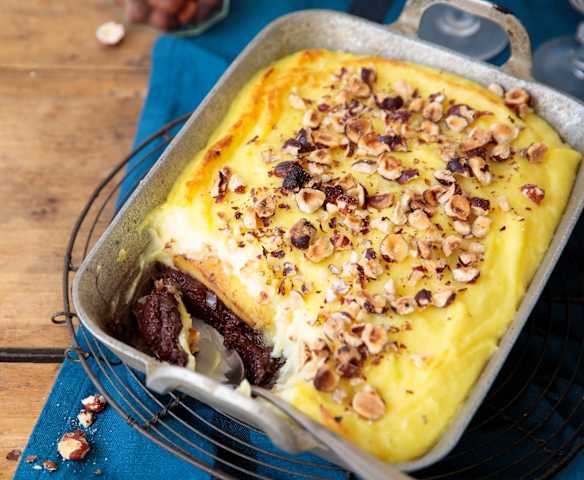 Boudin noir aux pommes façon Parmentier