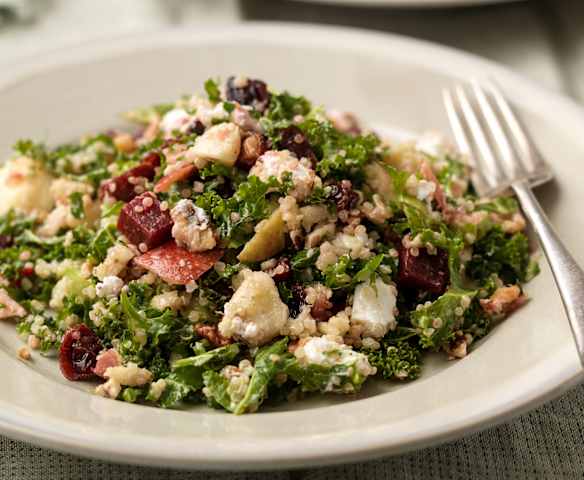 Beetroot, Apple and Goat's Cheese Quinoa Salad