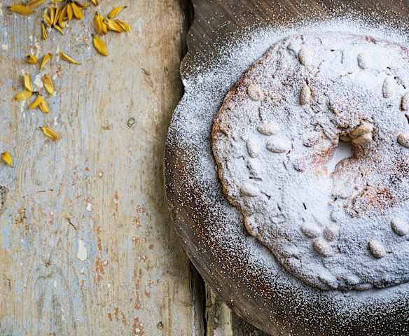 Bolo-rei de caramelo