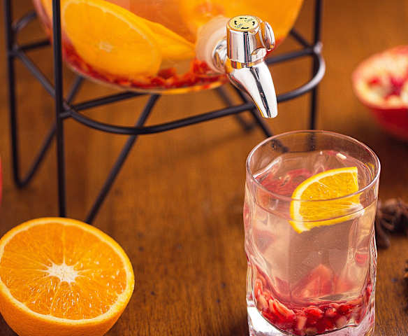 Infuso melagrana e arancia