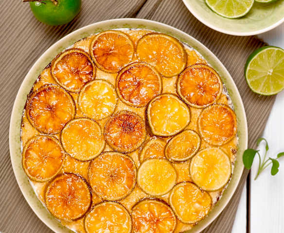 Limetkový koláč s tvarohem