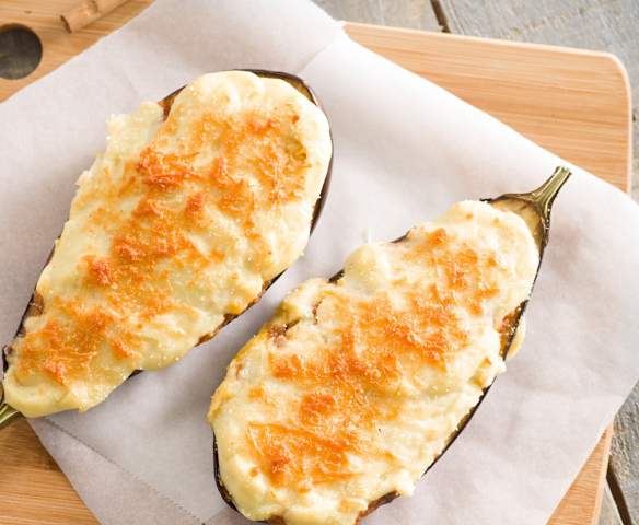 Berenjenas paputsákia (Grecia)