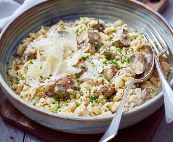 Sonnenweizen-Pilz-"Risotto"