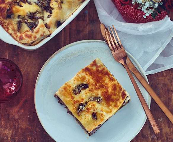 Lasagne al radicchio Lasagne al radicchio