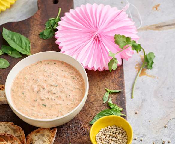 Dip de pimentos assados