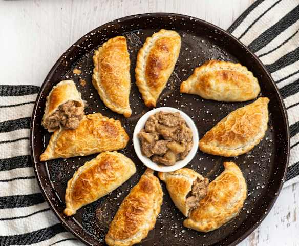 Empanadas de bondiola a la barbacoa