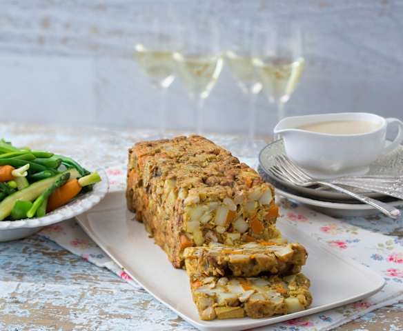 Harvest nut roast with gravy