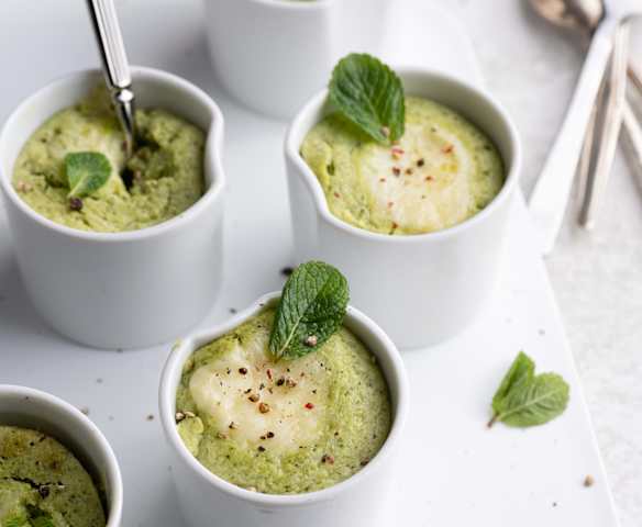 Muffins de calabacín y mozzarella