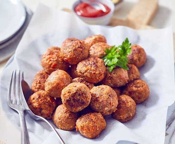 Mini-Frikadellen mit Gemüse