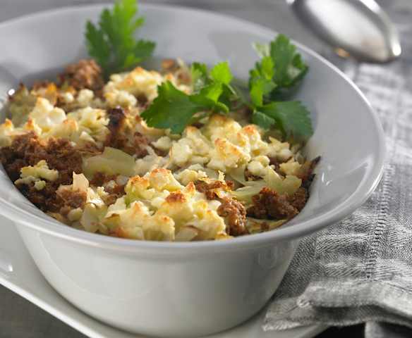 Weißkohl-Hackfleisch-Auflauf