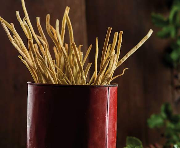 Grissini with Parmesan and Herbs