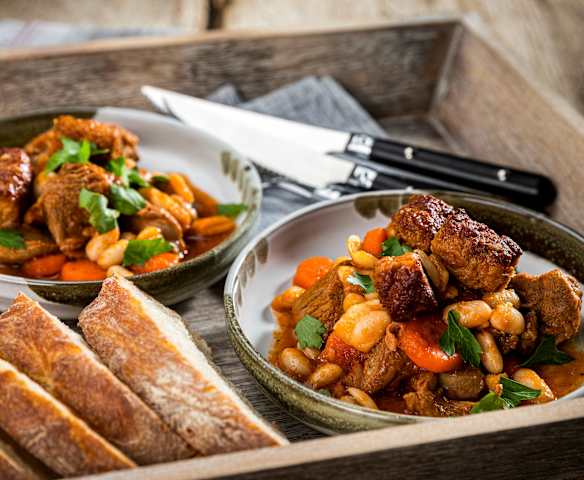 Cassoulet mit Lamm und Bohnen