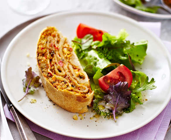 Gemüse-Hackfleisch-Strudel Gemüse-Hackfleisch-Strudel