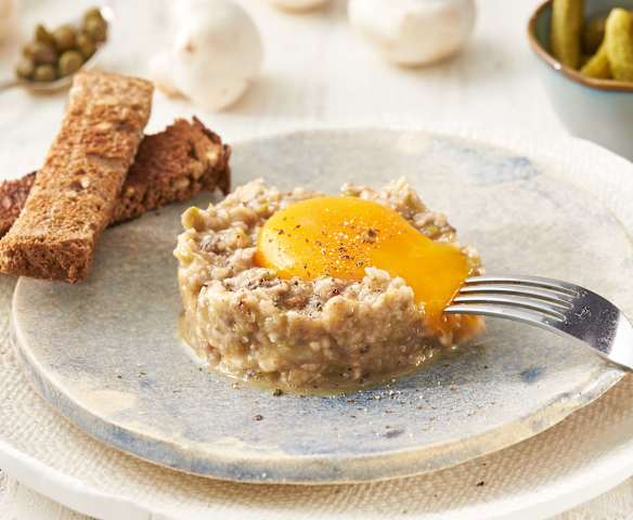 Tartar de champiñones